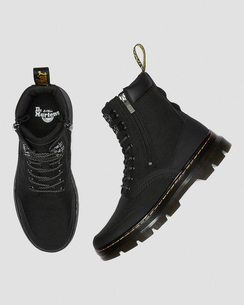 Dr Martens Combs Zip Fritidsstøvler Dame Sort | DK 86TCE